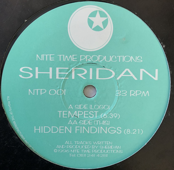 (CO206) Sheridan ‎– Tempest / Hidden Findings