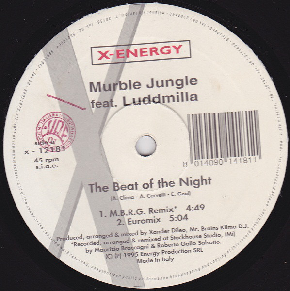 (AL121) Murble Jungle Feat. Luddmilla ‎– The Beat Of The Night