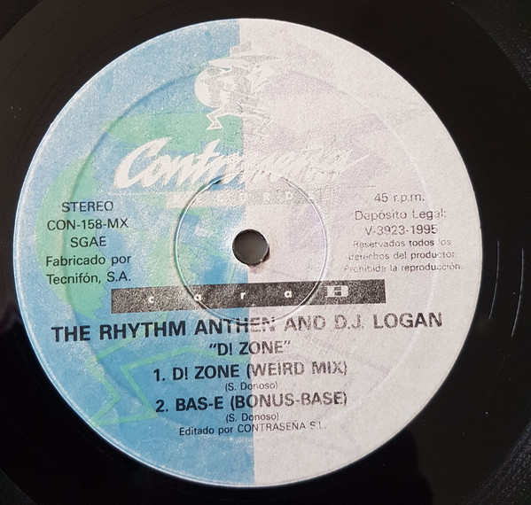 (CM1299) The Rhythm Anten And D.J.Logan ‎– D! Zone (G/Generic)