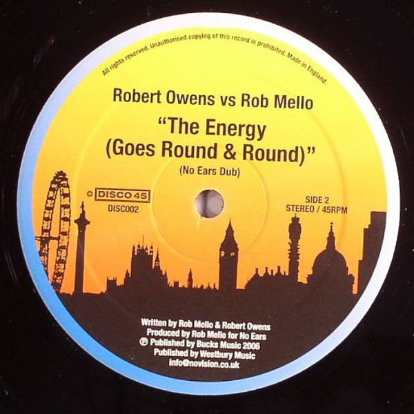 (27992) Robert Owens vs. Rob Mello ‎– The Energy (Goes Round & Round)
