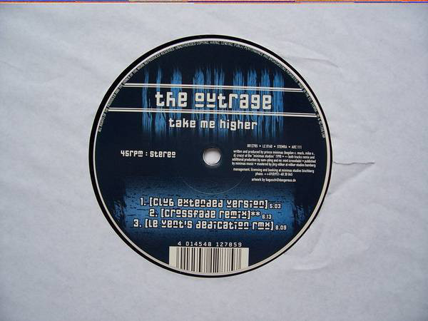 (CUB2670) The Outrage ‎– Take Me Higher