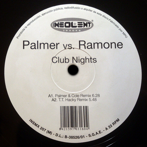 (CUB0990) Arnold Palmer vs. Ramone ‎– Club Nights