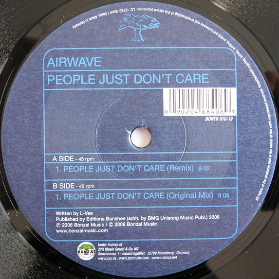 (12839) Airwave ‎– People Just Don't Care