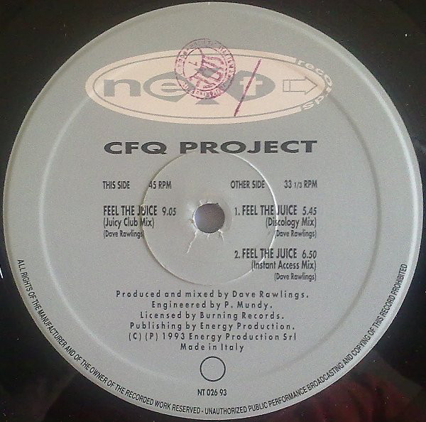 (CUB0125) C.F.Q. Project* ‎– Feel The Juice