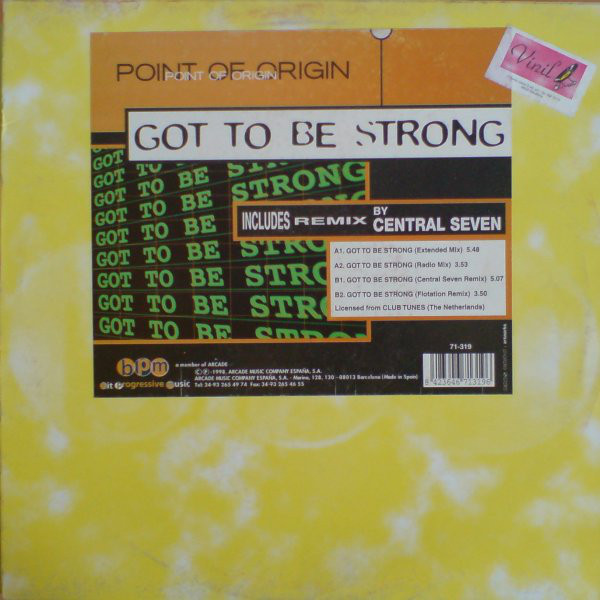 (JR1043) Point Of Origin ‎– Got To Be Strong