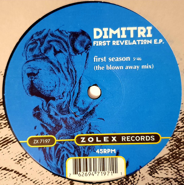 (SZ0043) Dimitri ‎– First Revelation EP