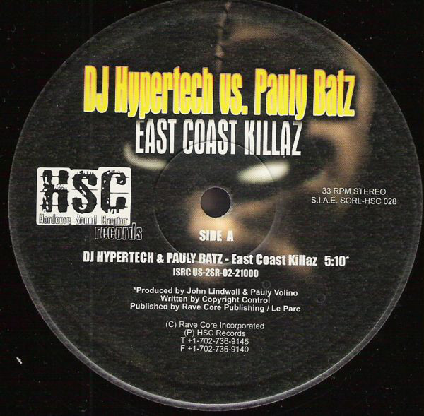 (29568) DJ Hypertech vs. Pauly Batz ‎– East Coast Killaz