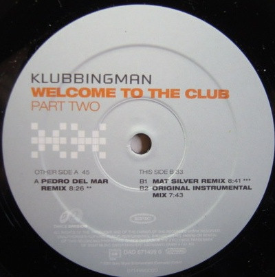 (20791) Klubbingman – Welcome To The Club