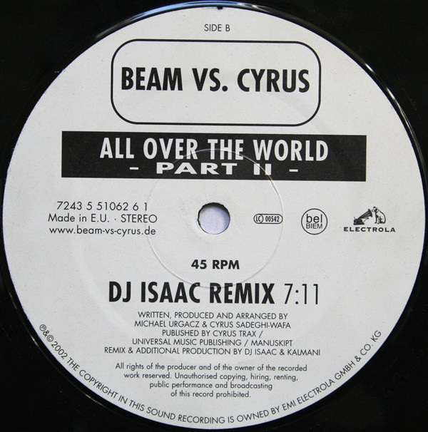 (21996) Beam vs Cyrus ‎– All Over The World (Part II)