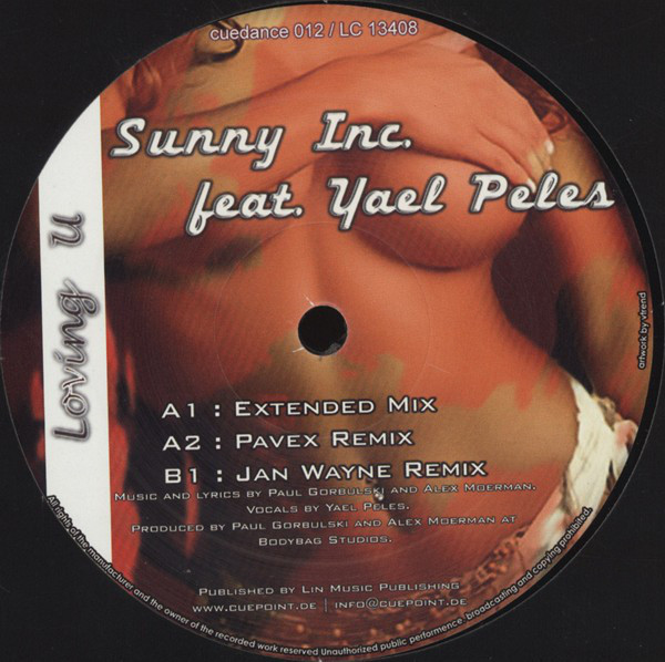 (12956) Sunny Inc. Feat Yael Peles ‎– Loving U