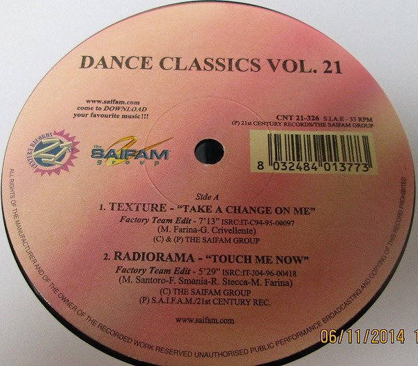 (JR1424) Dance Classics Vol. 21