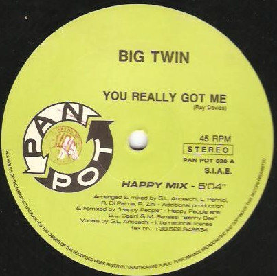 (CH089) Big Twin ‎– You Really Got Me