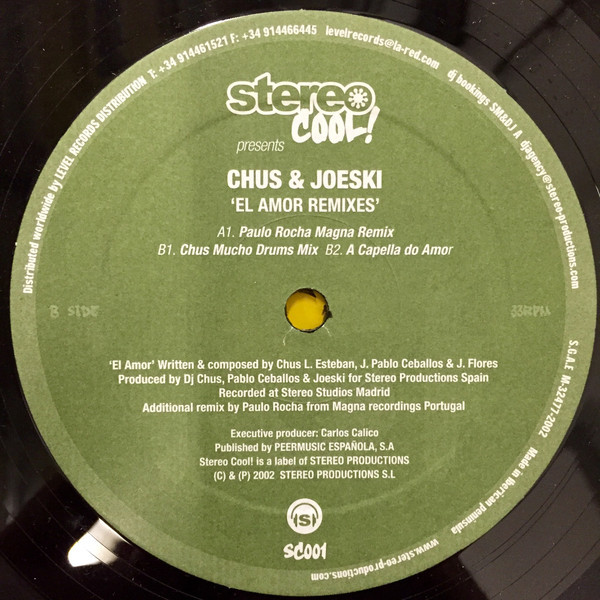 (CMD948)  Joeski & Chus – El Amor (Remixes)