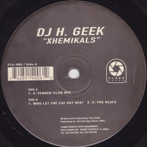(30052) DJ H. Geek ‎– Xhemikals