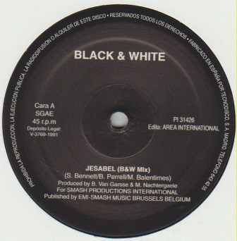(RIV393) Black & White ‎– Jesabel