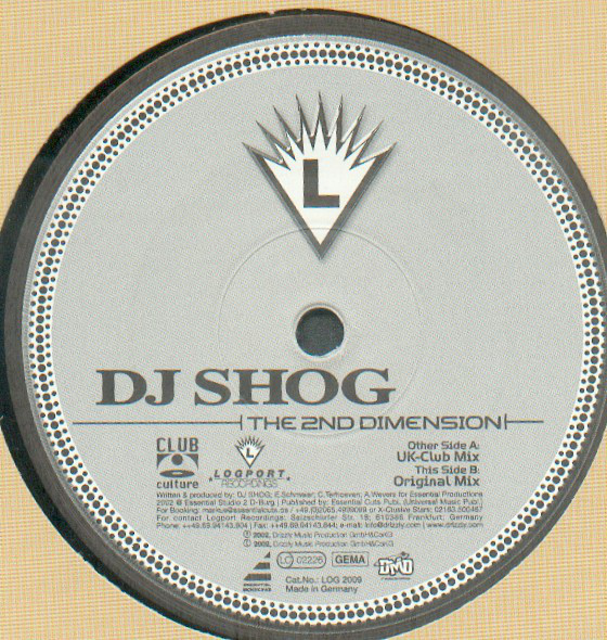 (A0322) DJ Shog ‎– The 2nd Dimension