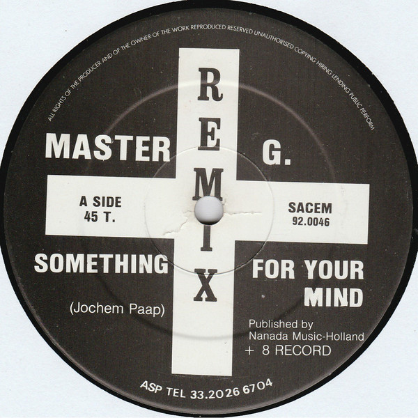 (SIN076) Master G. ‎– Something For Your Mind (Remix)