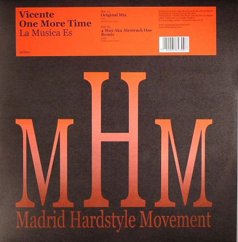 (13462) Vicente 'One More Time' ‎– La Musica Es (VG/VG CELO)