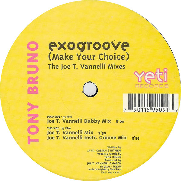 (CMD925) Tony Bruno – Exogroove (Make Your Choice)