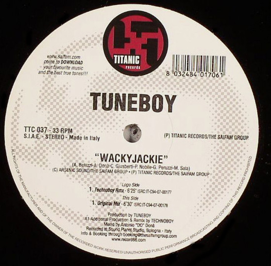 (ST48) Tuneboy ‎– Wackyjackie