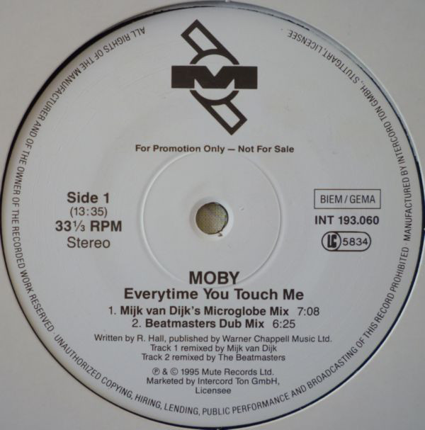 (RIV528) Moby ‎– Everytime You Touch Me