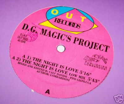 (26165) D.G. Magic's Project ‎– The Night Is Love