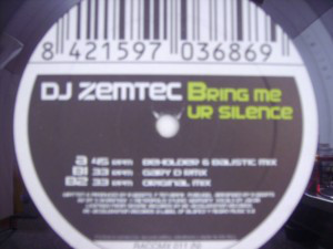 (22764B) DJ Zemtec ‎– Bring Me Ur Silence