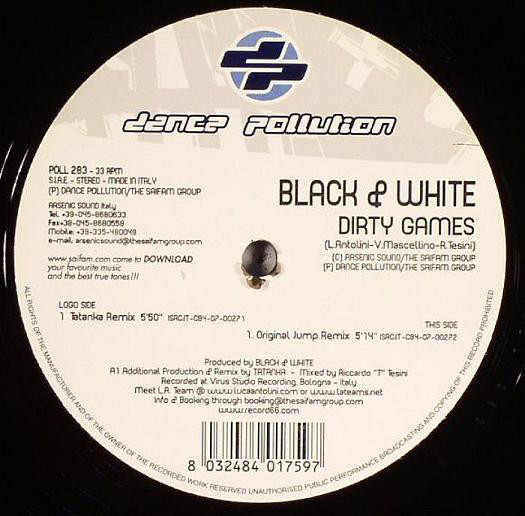(ST60) Black & White ‎– Dirty Games