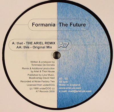 (3775B) Formania ‎– The Future