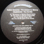 (28604) Nation Grooves / Clubbticket ‎– The Answer Is: Melody / You Got Me