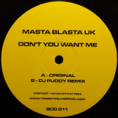 (CM656) Masta Blasta UK ‎– Don't You Want Me